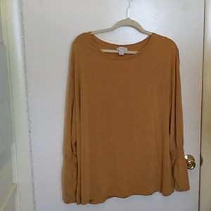 Mustard yellow soft blouse